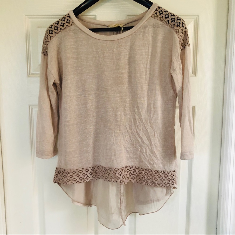 Ambra Hi/Lo Top w Crisscross Back
